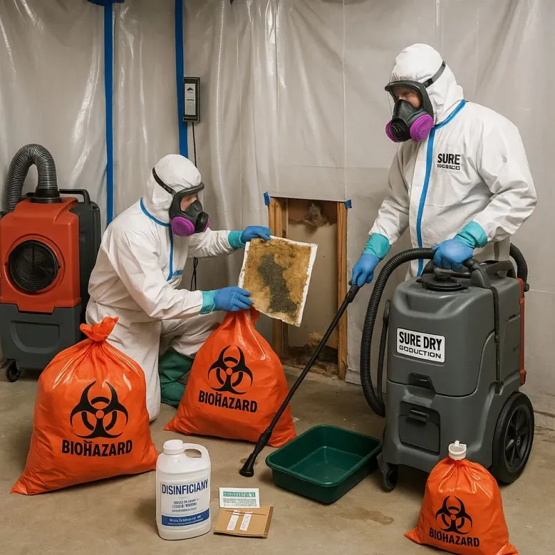 Contaminated Water Handling Protocols process in Manning, ND