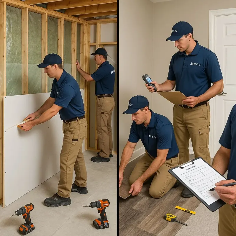 Repairs and Reconstruction process in Manning, ND